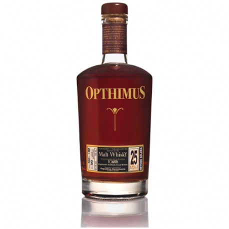 Opthimus Malt Whisky Finish 25 år 43% 70cl, Dominikanske Republik