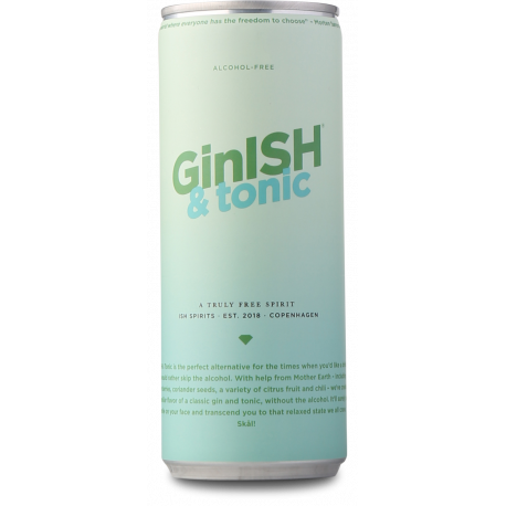 GinISH & tonic, Alcohol-free Alkoholfri