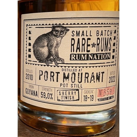 Rum Nation Rare Rums - Port Mourant 2010-22 Sherry Finish 59%