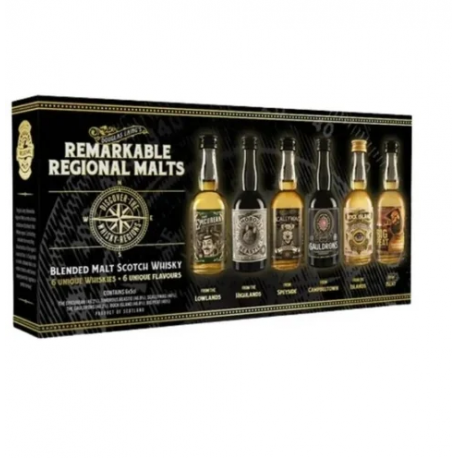 Remarkable Regional Malts Whisky Box 6x5 cl