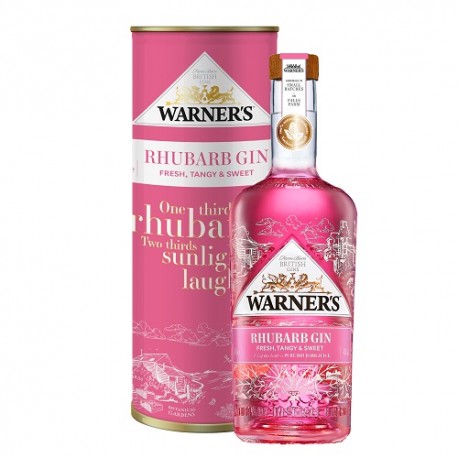 Warner Edwards Victoria’s Rhubarb Gin 40%